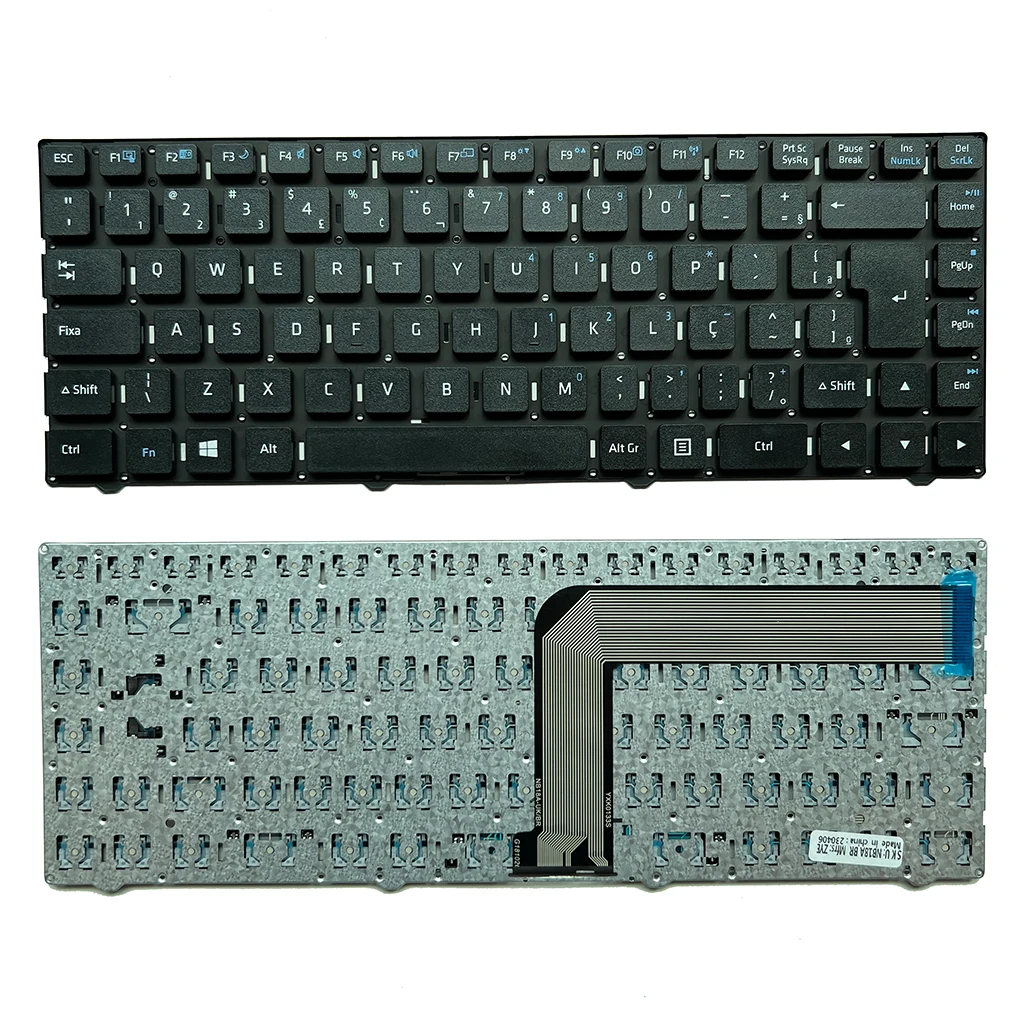 S1991 Teclado Brasileiro Para Positivo Único S1990 S1991l S2050 S2500 S2065 S2110 Stilo Xri3005 Xr2950 Xr2990 Xri2950 Xri2990 BR