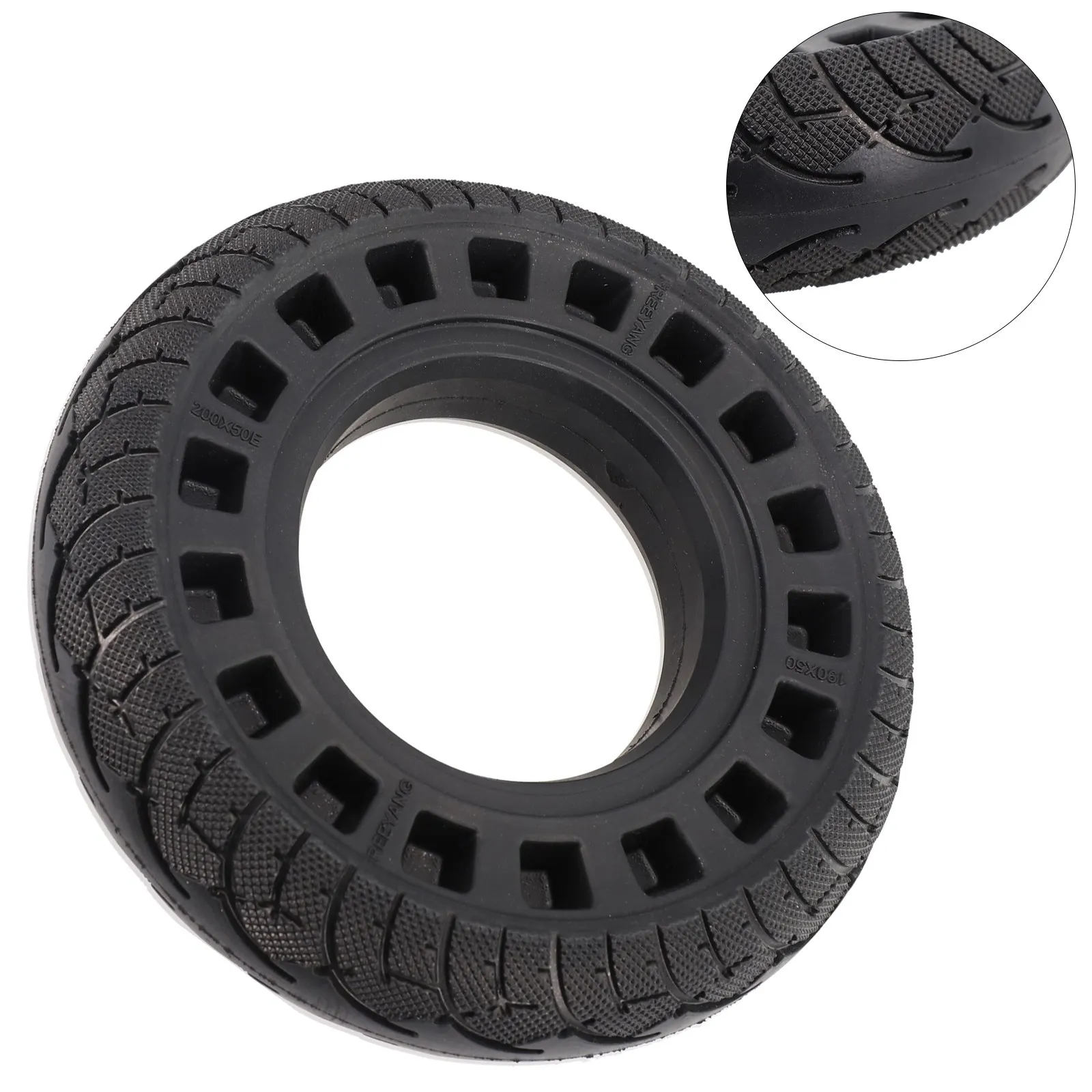 

Бескамерная сплошная шина для электровелосипеда, запасные резиновые инструменты 200x50 600 г, аксессуары, дополнения, Электрический скутер