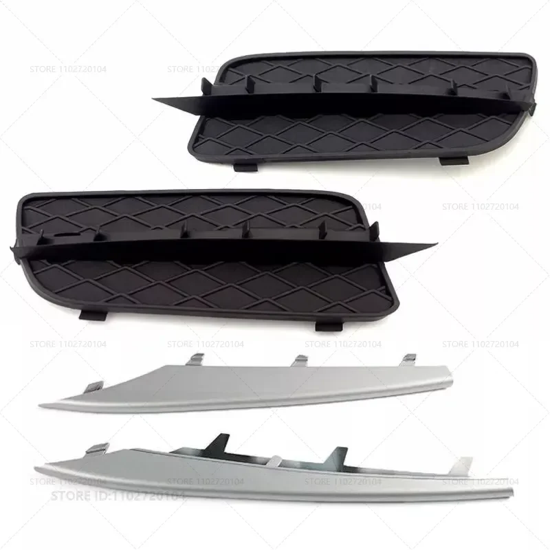 For 2007-2010 BMW X5 (E70) Front Bumper Lower Grille Cover Molding Trim 51117159593 51117159594