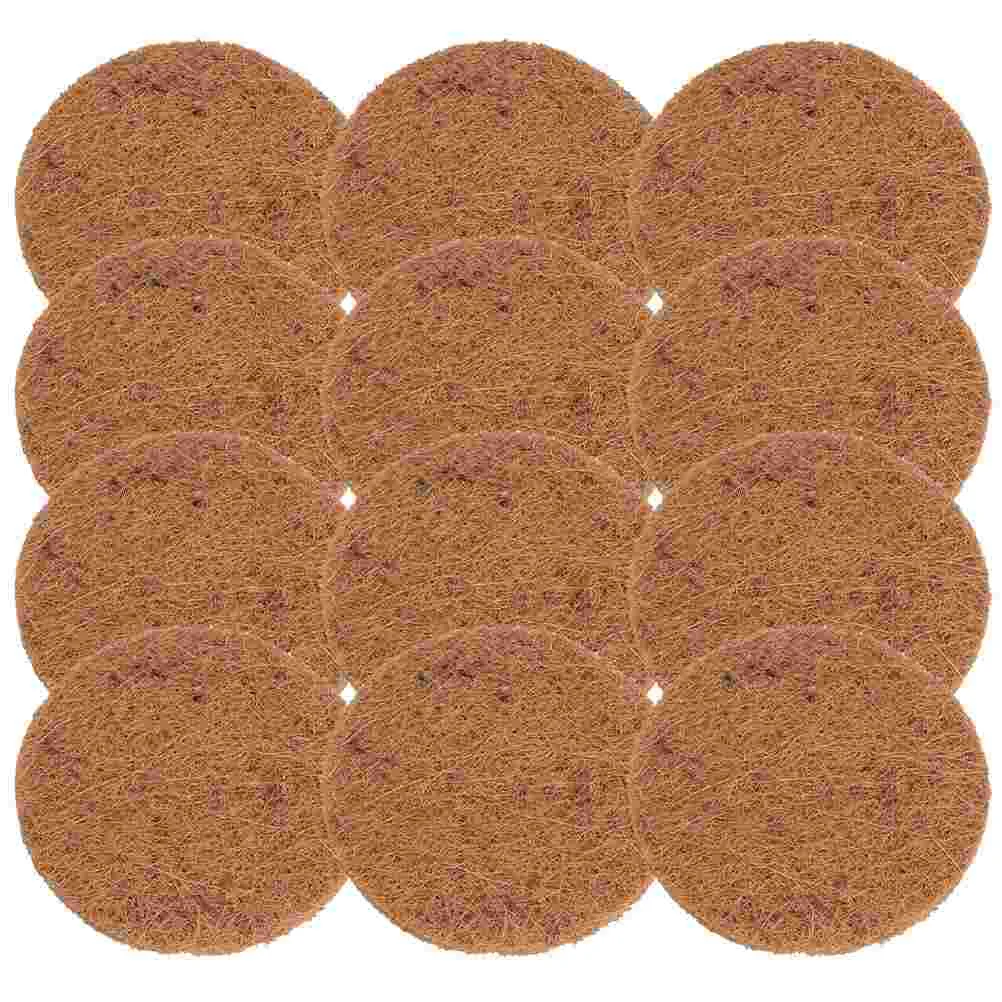 12 Pcs Bird Nest Pigeon with Brown Cushion Coconut Fiber Nesting Pads Mat Eggs Breeding House