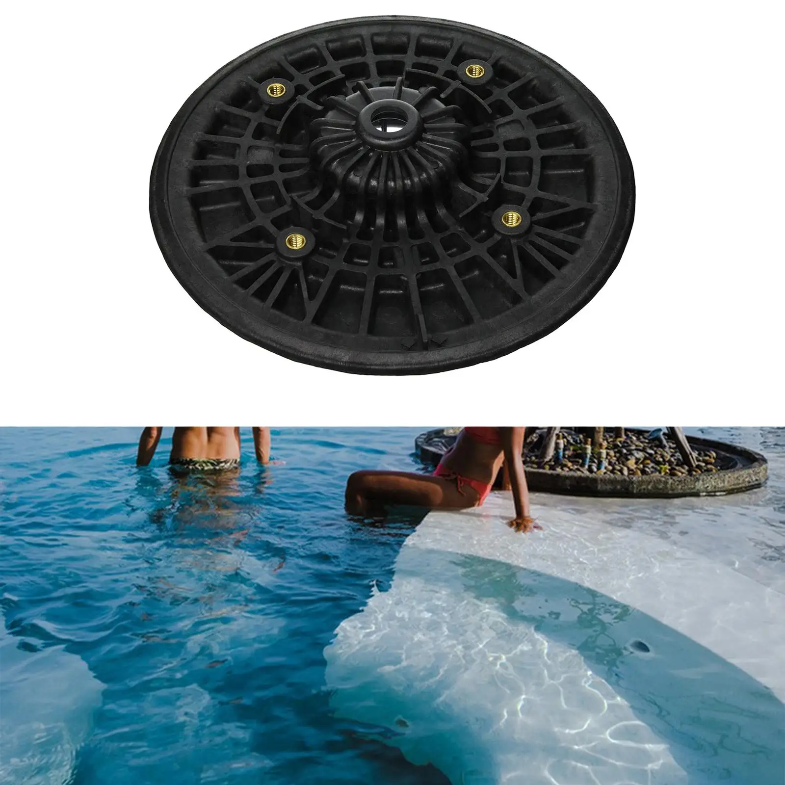 

Seal Plate 355004 Professional Swimming Pool SPA Pump Part Replace Easy Installation for High Flow Accessories