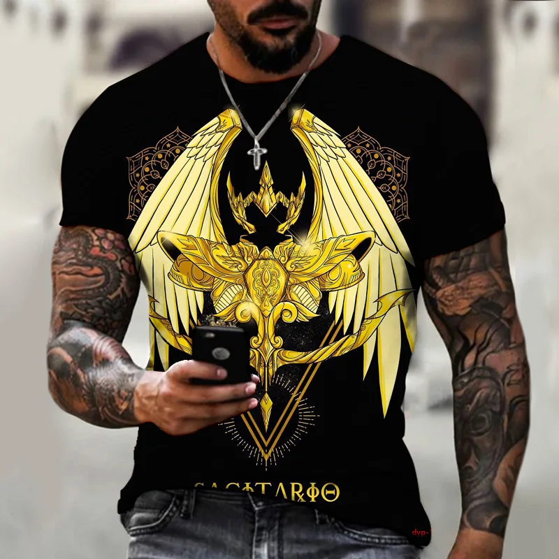 Hot Selling Anime Saint Seiya Scorpio 3D Print Kids Cosplay T-shirts Summer Men Women Fashion Street Harajuku Short sleeves Tees