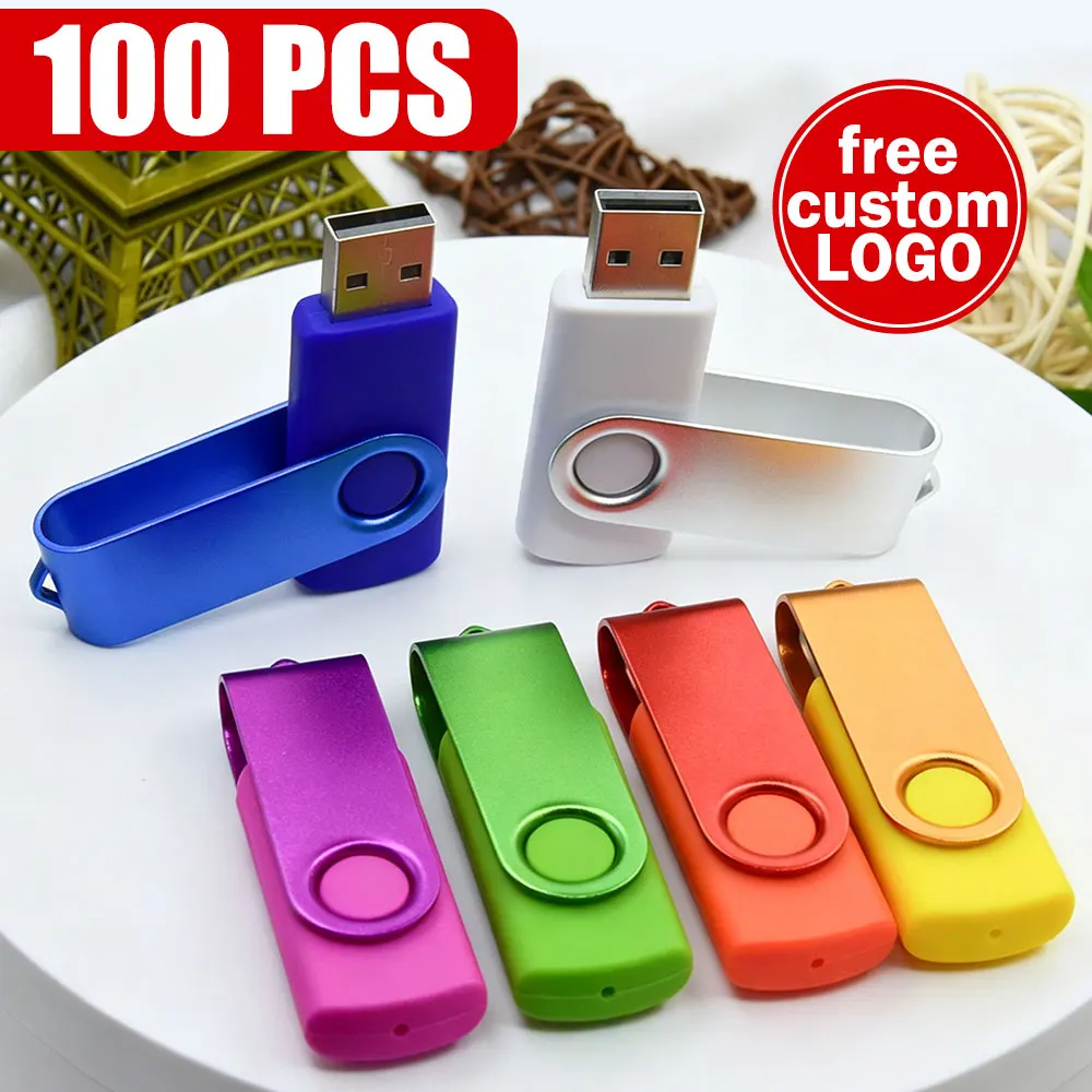 100 шт. USB-флеш-накопителей USB 2.0: 128 ГБ, 64 ГБ, 32 ГБ, 16 ГБ, 8 ГБ, 4 ГБ, 2 ГБ. Бесплатная гравировка логотипа. Луч