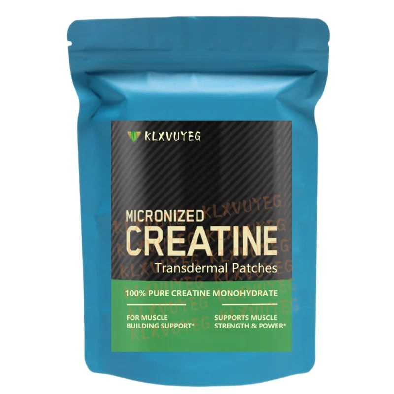 Creatine Monohydrate Transdermal Patches- Support Muscles, Cellular Energy and Cognitive Function - Nitric Oxide, 1 Month Supply