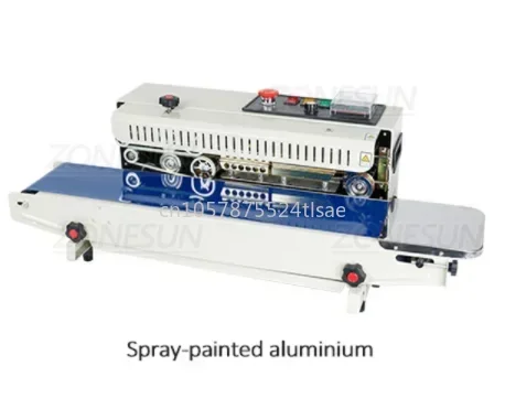 Expanded Food Band Sealer FR-900 Stainless Steel Automatic Continuous Film Sealing Machine, Plastic Bag Package Machine