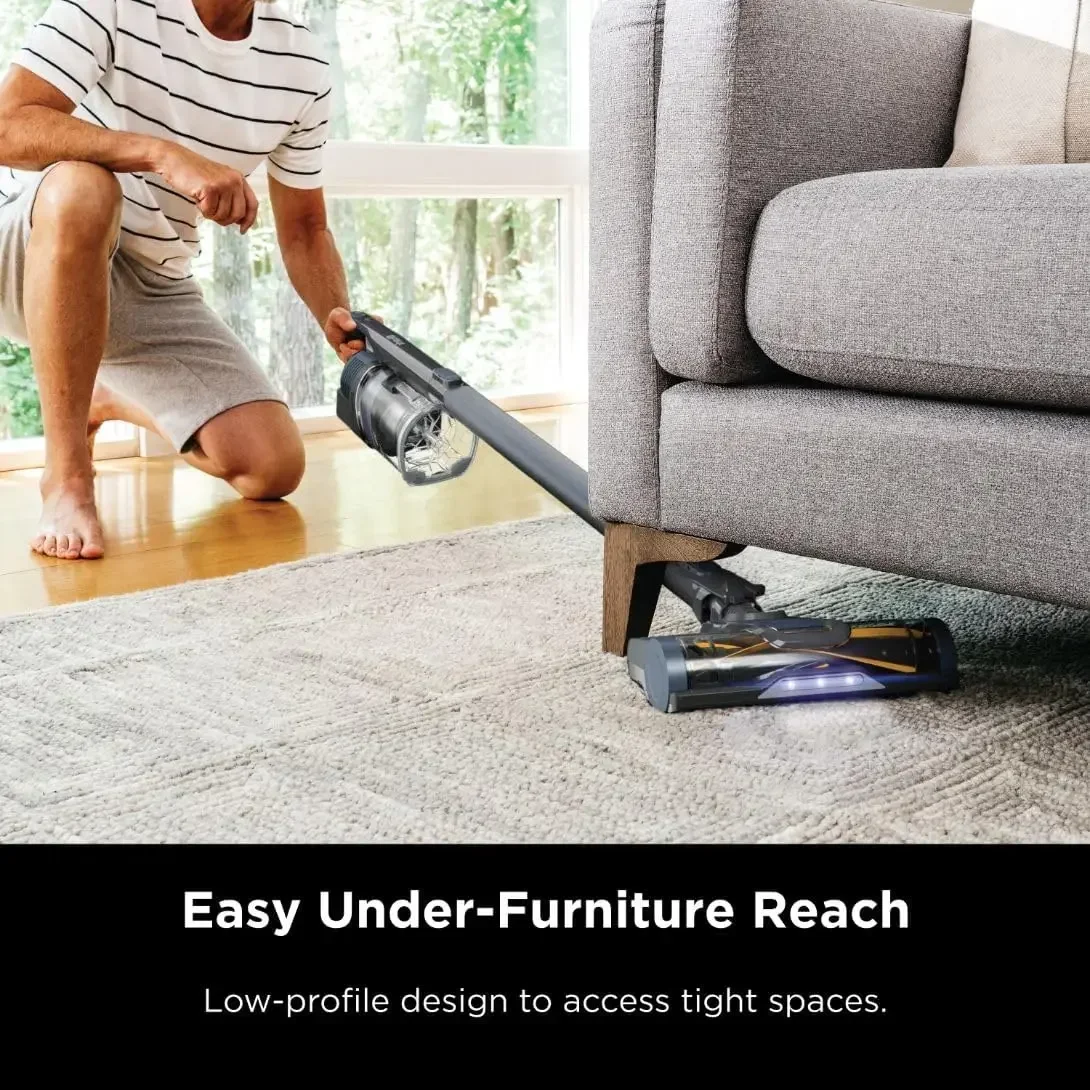 Shark IX141 Pet Cordless Stick Vacuum with XL Dust Cup, LED Headlights, Removable Handheld Vac, Crevice Tool, Portable Vacuum