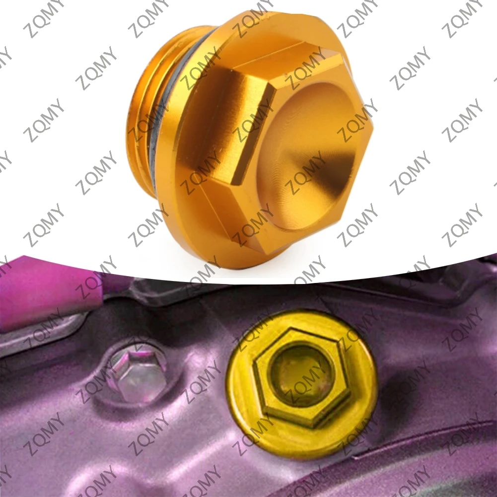 1pcs Motorcycle CNC Engine Oil Filler Plug Cap Gold Cover For Suzuki RM80 85 RM125 RM250 DR200 DR650 DRZ400