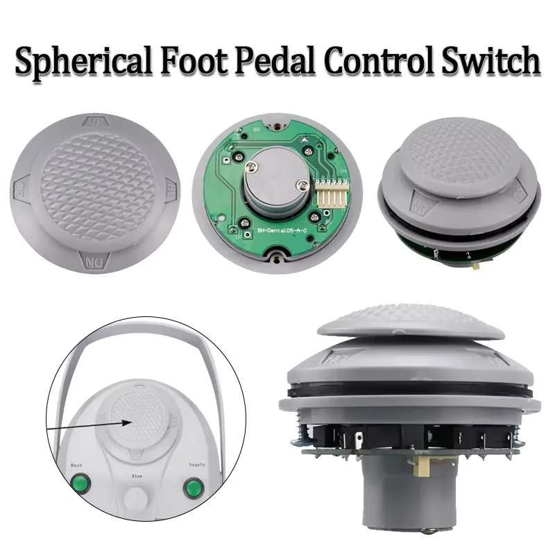 Dental Spherical Foot Pedal Control Switch Multifunctional Anti-Slip Switch Dentistry Chair Foot Switch