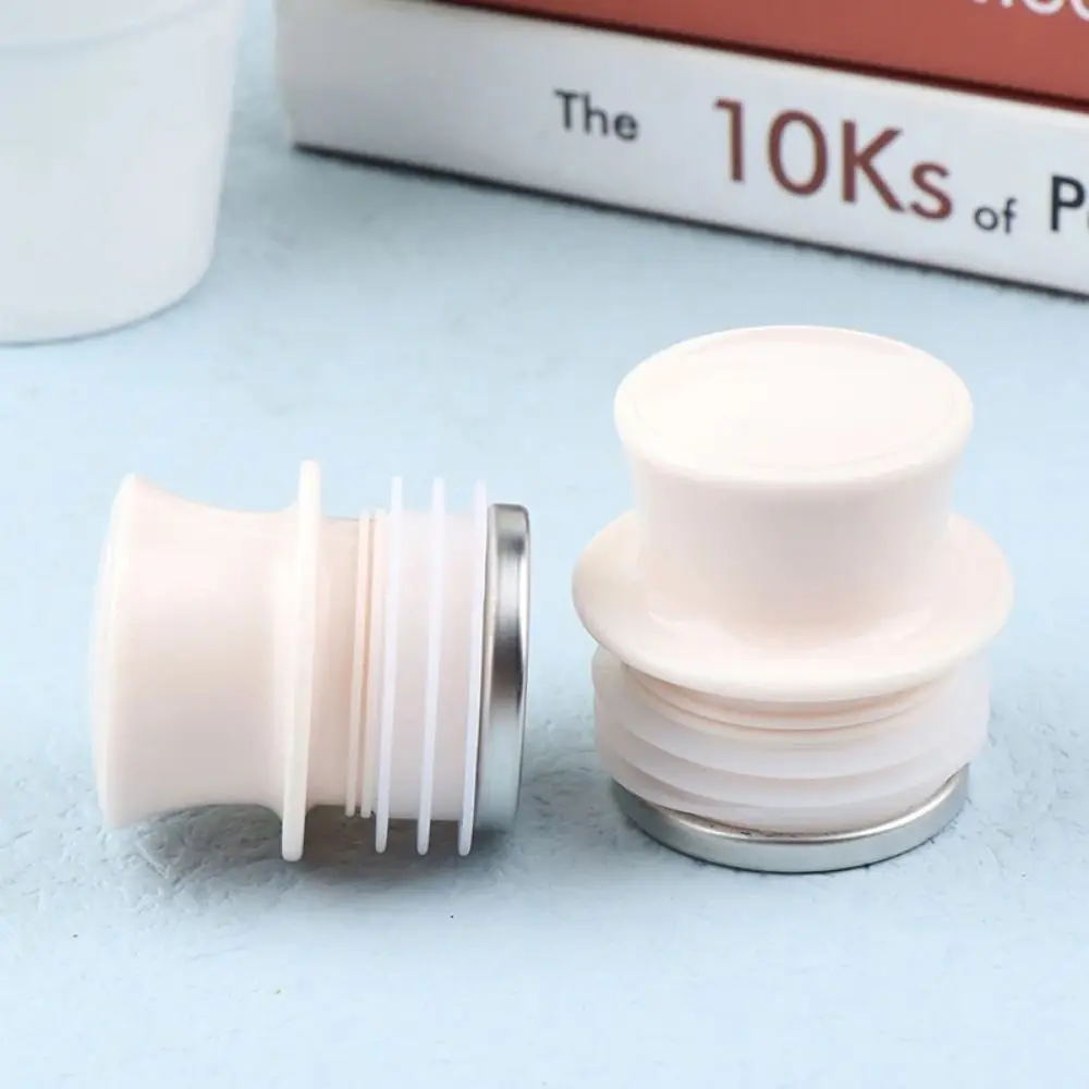 1Pcs Thermos Cup Accessories Thermos Bottle Stopper Stainless Steel Silicone Food Grade Kettle Cover S/L Replacement Parts
