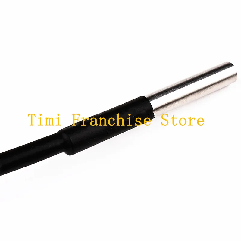 1PCS DS1820 Stainless steel package Waterproof 0.5M 1M 50CM 100CM DS18b20 temperature probe temperature sensor 18B20 For Arduino