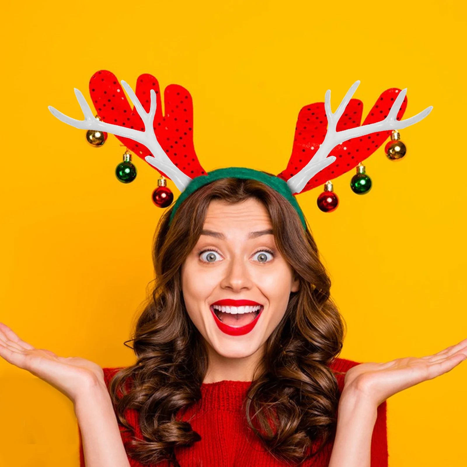 Disfraz de cuerno de ciervo para Halloween, diadema con astas, tocados para mujeres y niñas, decoración navideña para el cabello, regalo de recuerdo de fiesta