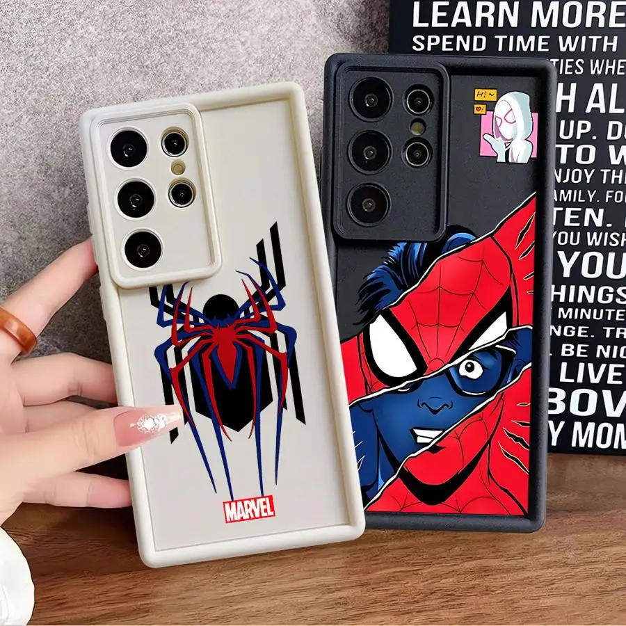 Marvel Sipiderman Logo Phone Case for Samsung Galaxy S24 FE S23 Ultra S22 S21 S20 FE S22 Plus S23 S21 Ultra Shell Soft Cover