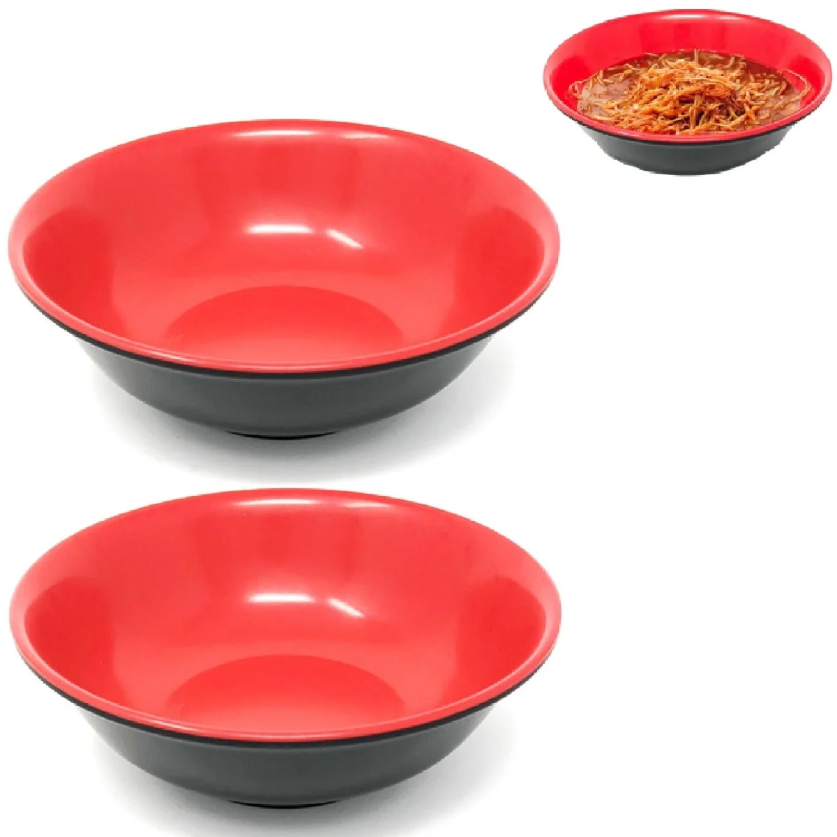 Kit 2 Bowl Bowl Melamine Oriental 750ml