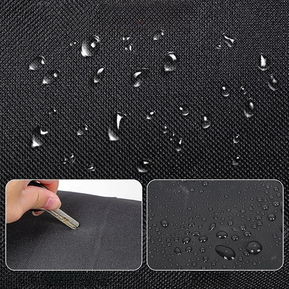 2 Pack Fillable Sandbag for Patio For Umbrella Stand - Oxford Cloth Sand Weight Base 70x25cm Black for Stability