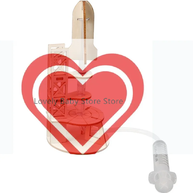 

【BS】1 Set Rocket Launch Pad Children's Science And Education Experiment Aerospace Model DIY Handcrafted Assembly Toys Gifts
