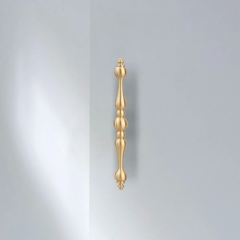 Hulu Kupfergriff für Kleiderschranktür, Gold, Luxuriöser Nordischer Stil, Schuhschrank, Schublade, Nachttisch, Doppelloch, Einfache Knöpfe aus Reinem Kupfer – Detail 7