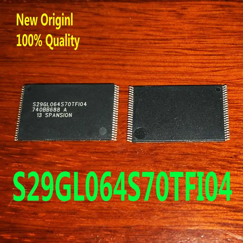 1~10PCS   New   S29GL064S70TFI04    TSOP-48    S29GL064S70TF104    S29GL064S70TFIO4    TSOP48