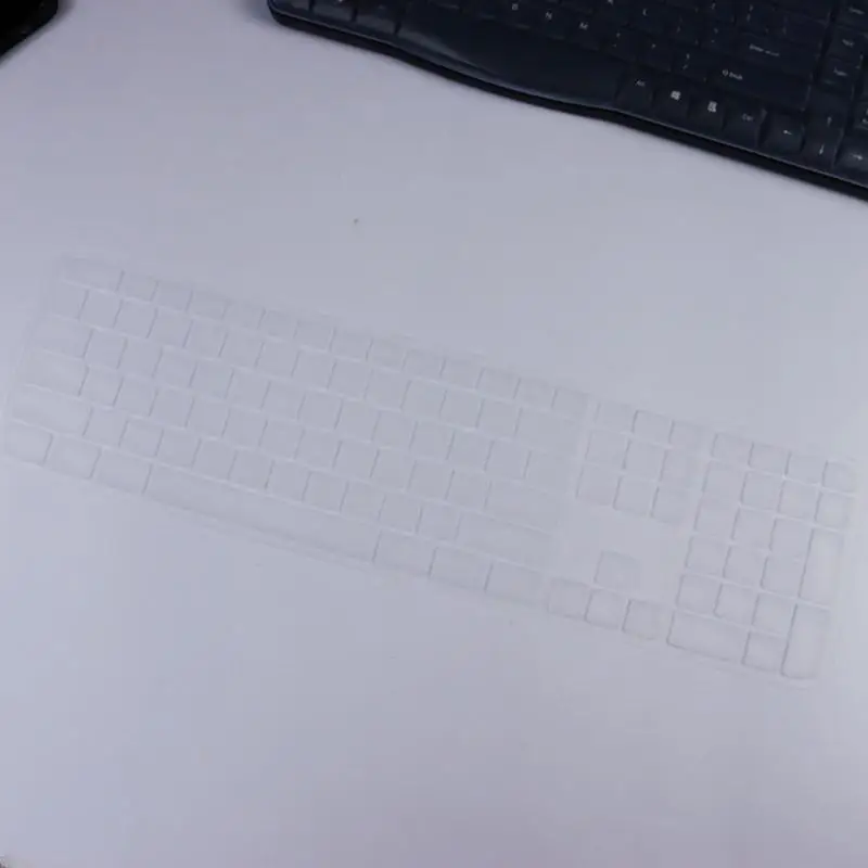 652F Dustproof Waterproof Transparent Silicone Keyboard Cover Skin Protectors For Craft Mx Keys Wireless Keyboard Accessories