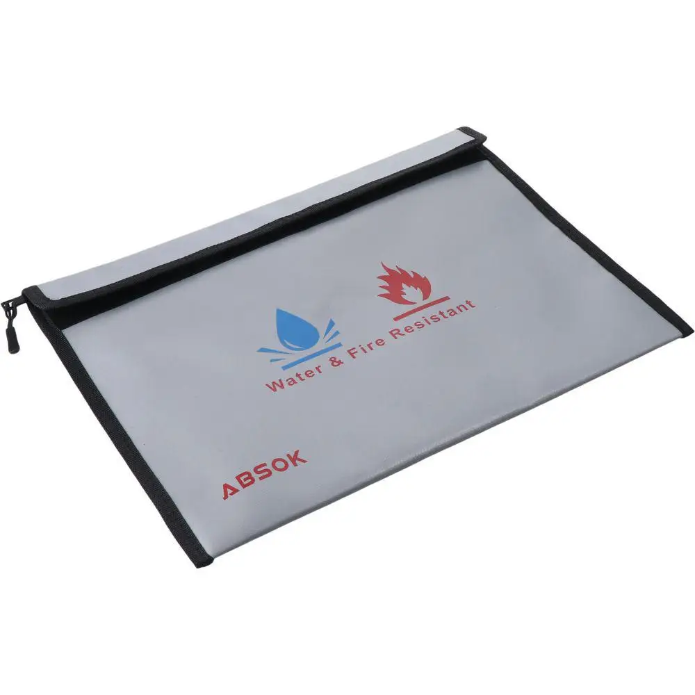 

Сумка для документов с высоким содержанием документов Огнестойкая водонепроницаемая сумка из стекловолокна Огнестойкая сумка для наличных денег