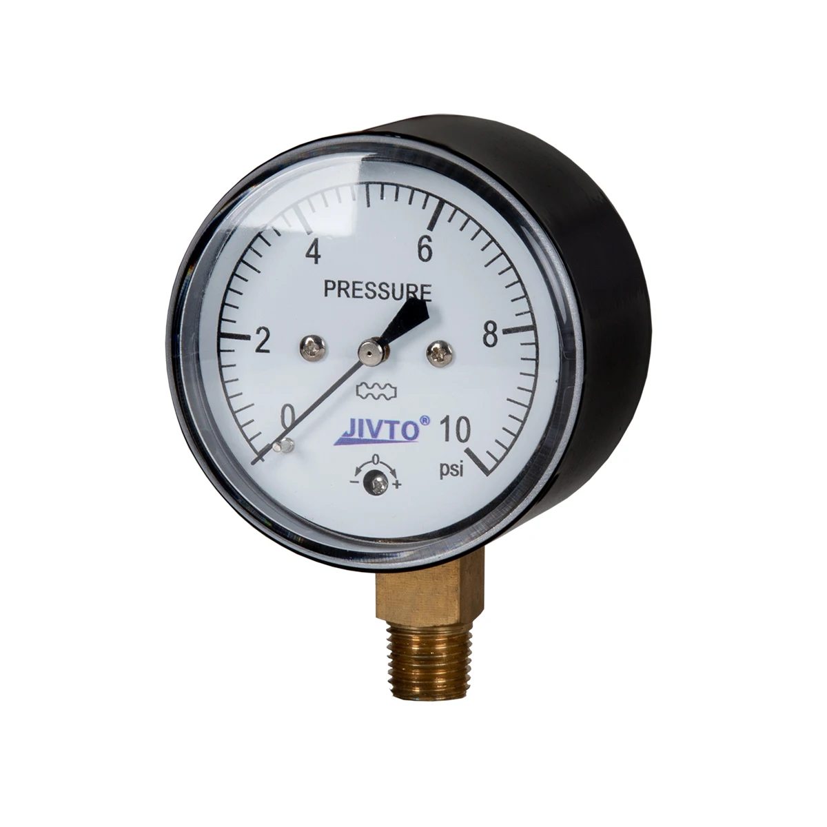 Low Capsule Pressure Gauge 2-1/2  Dia, 1/4 NPT Lower Mount 3, 5,10 Psi 15, 20,30,60 IWC