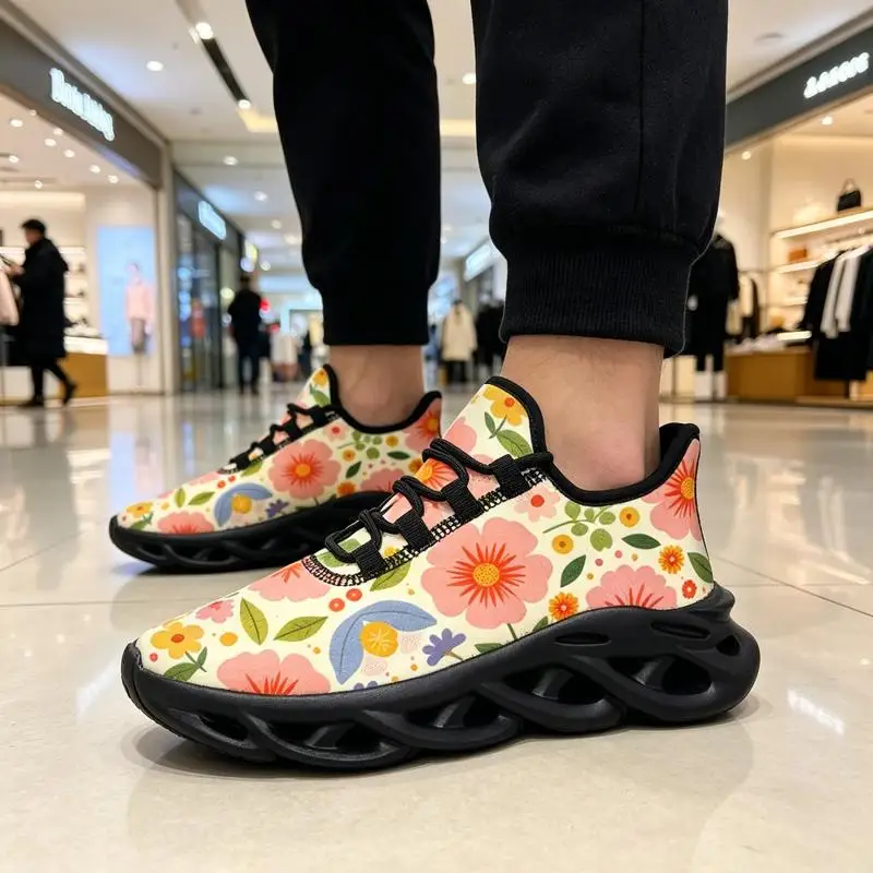 Ladies Men Running Shoes Lightweight shock-absorbing sports shoes，Suitable for jogging、Gym and everyday wear
