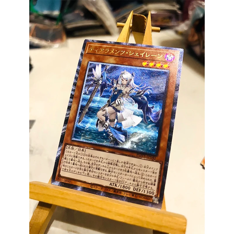 Yu-Gi-Oh! Tearlaments Merrill Tearlaments Scheuren DIY Homemade Bronzing Collection Card Christmas Birthday Gift Game Toys