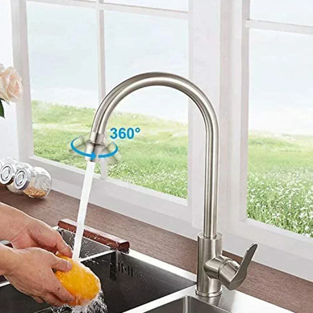 Kitchen Tap Aerator Rotate Swivel End Diffuser Female Thread Faucet Adapter Save Energy Tap Aerator Bathroom Accessories