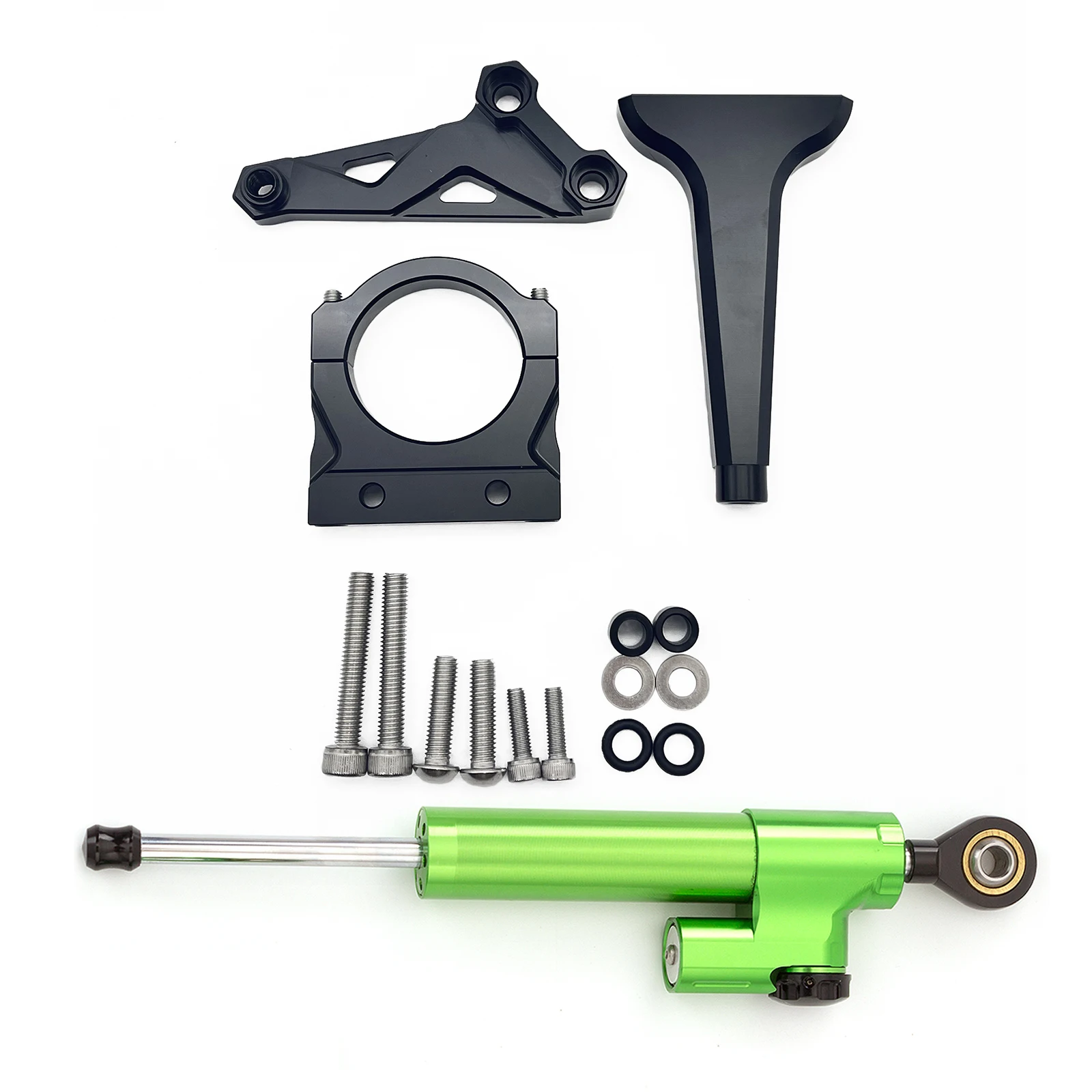 สําหรับ Kevo Colove KY500X KY400X KY500X 400X 500X CNC คาร์บอนรถจักรยานยนต์ STEERING Damper Stabilizer ยึดชุดสนับสนุน