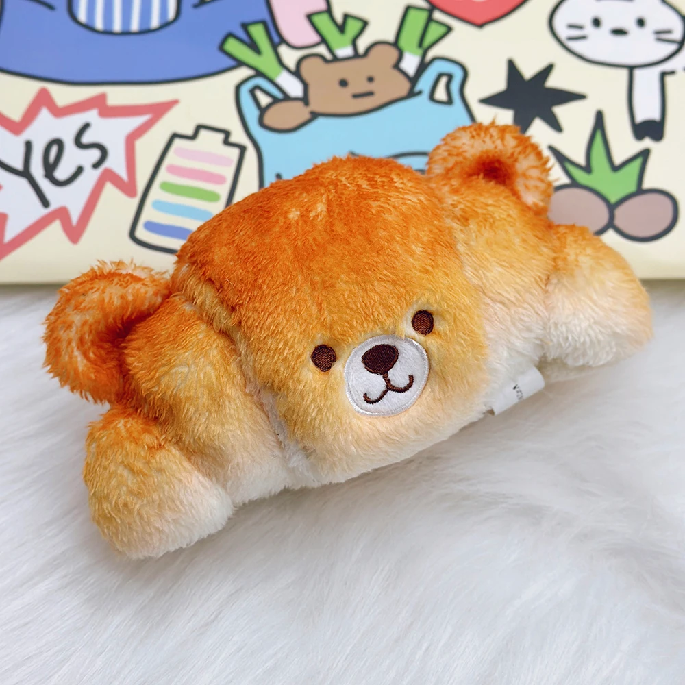 الإبداعية الخبز الدب أفخم رمي وسادة لطيف الحيوانات المحشوة الغذاء نخب الدب بلوشيز دمية Kawaii لينة الاطفال بابيس لعب للفتيات #3