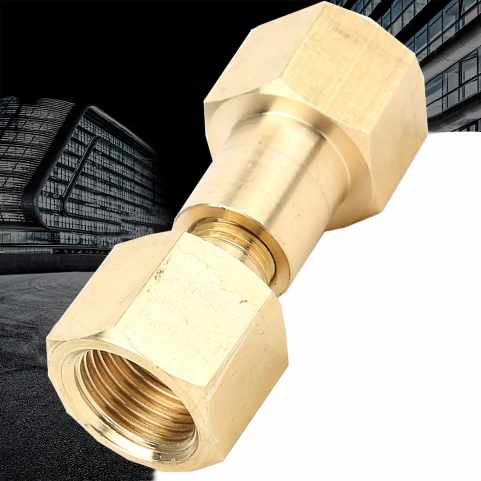 CGA320 to CGA580 Adapter for co2 Tank to Argon Regulator Tight Connecting Carbon Dioxide Conversion Tool