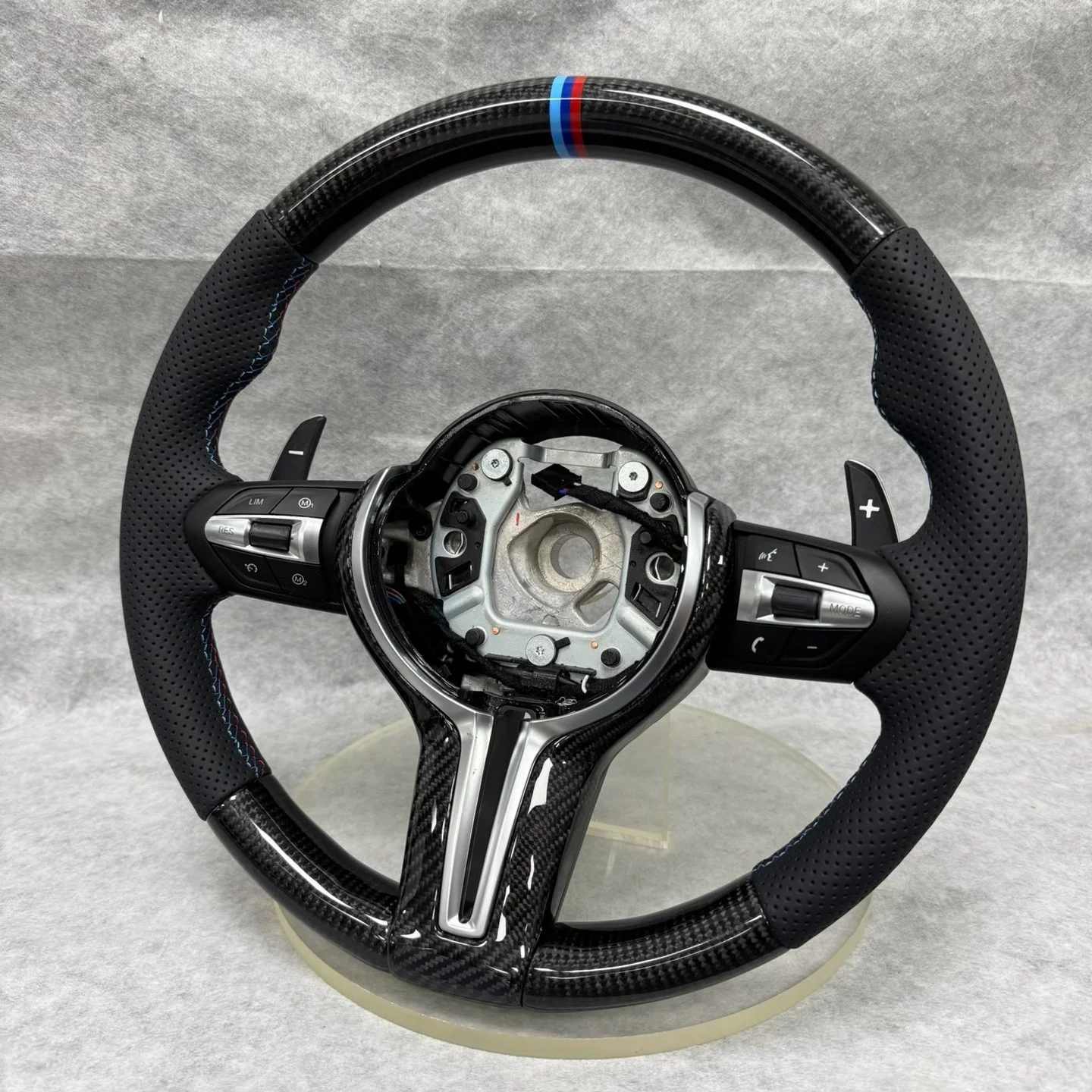 

Premium Carbon Fiber Steering Wheel M Sport Paddle Shifter Perforated Leather For BMW F30 F20 F10 F11 F32 F15 F16 M3 M4 M5 M6