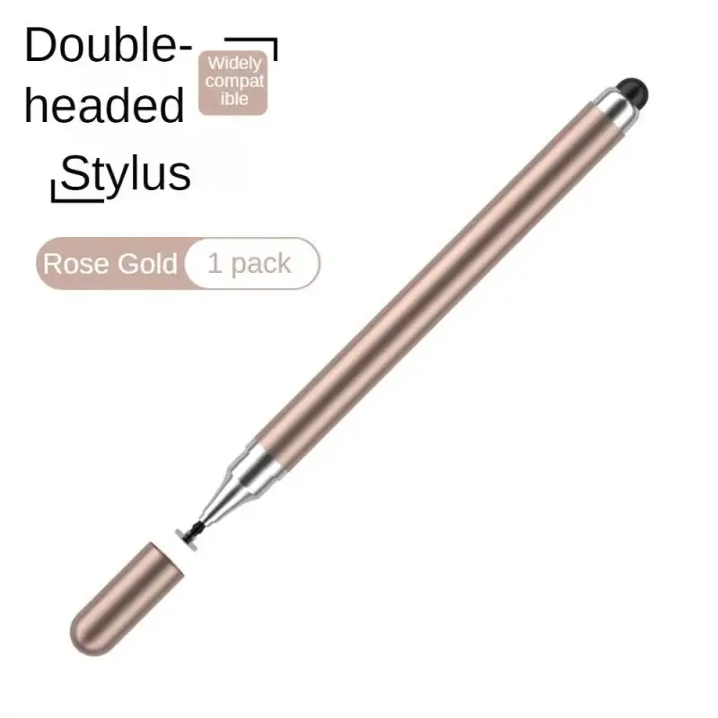 1pcs Universal 2 In 1 ปากกา Stylus สําหรับ IOS Android Touch ปากกาวาดดินสอแบบ Capacitive สําหรับ IPad Samsung Xiaomi แท็บเล็ตโทรศัพท์สมาร์ท