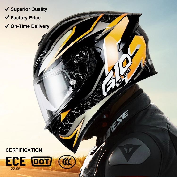 

Hot Selling Full Face Helmet Fall-Proof Windproof Sport Bike Motorbike Abs Riding Modular Motorcycle Racing Helmet