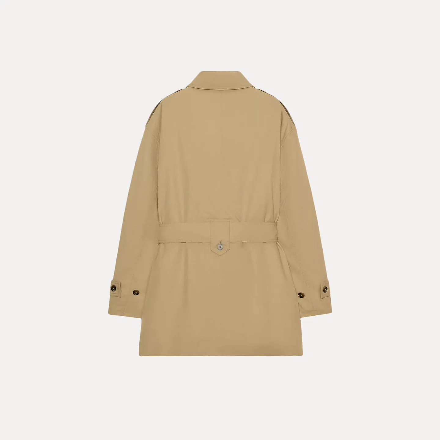 Z Women's Faionable Sweet Loose Stitched Waistcoat Windbreaker 2025 New Sle Commute Straight Tube Long Sve Coat