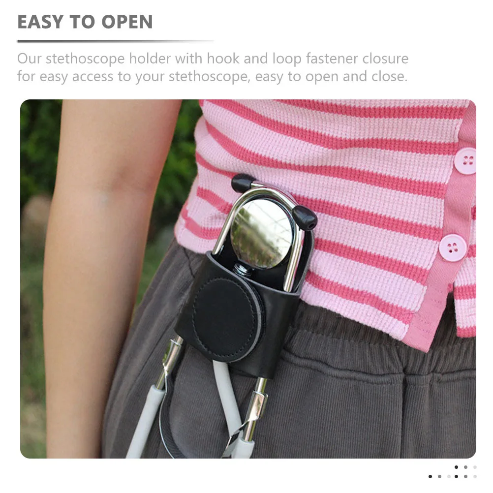 

Stethoscope Holder Stethoscope Case With Clip Hook Loop Fastener For Doctors Nurses Medical Students Teaching Equipment
