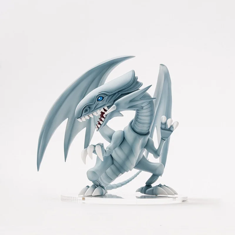 أنيمي كونامي الأصلية يو غي أوه! بطاقة لعبة الفنون المتساوية عيون زرقاء التنين الأبيض PVC عمل نموذج لجسم ألعاب قابلة للجمع #3