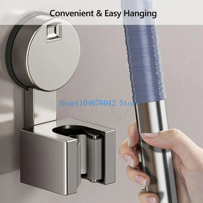 5asd Multipurpose Mop Rack with Strong Suction ABS Materials for Bathroom Storage
