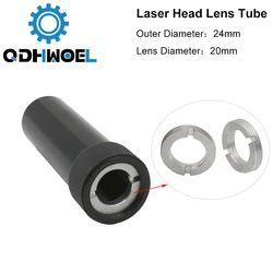 QDHWOEL  C Series CO2 Lens Tube Outer Diameter 24mm for Lens Dia.20mm for CO2 Laser Cutting Machine
