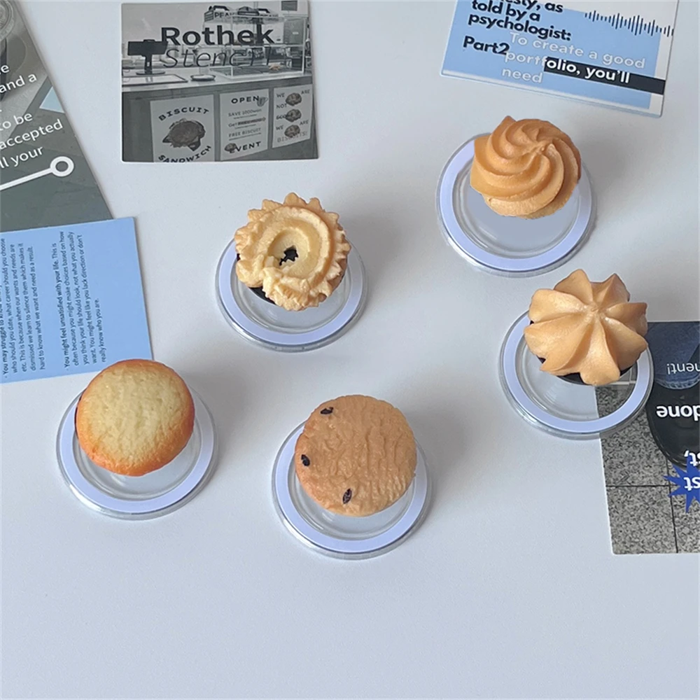 

Милый магнитный держатель для телефона Magsafe с 3D печеньем Griptok Griptok для iPhone Samsung, чехол для беспроводной зарядки