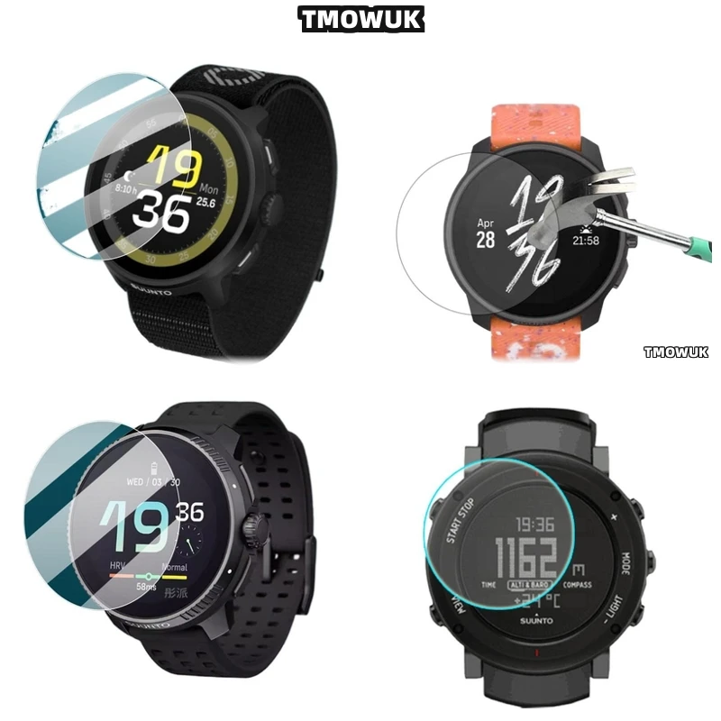 

For SUUNTO RUN 9H Scratch Resistant Film - Oleophobic Coating, Case-Friendly Protector