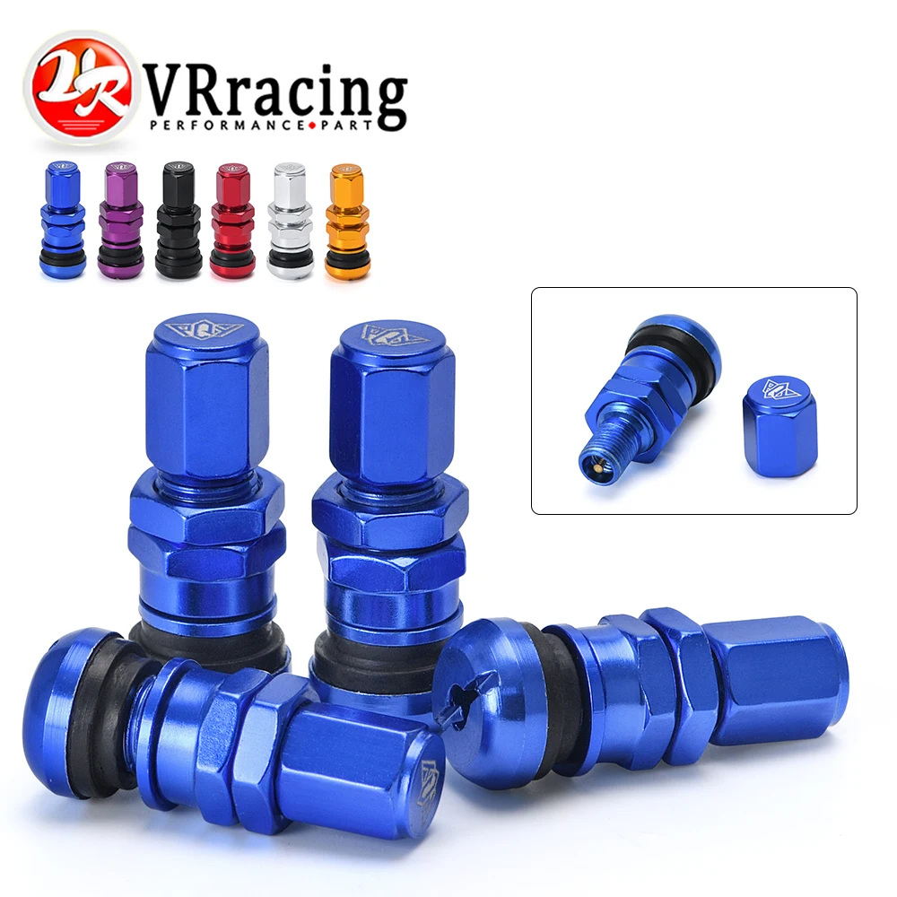 

4pcs / set Universal Motorcycle Car Wheel Tubeless Tire Valve Air Caps for Tire Valve Stem Aluminum Metal Air Valve Stem VR-WR11