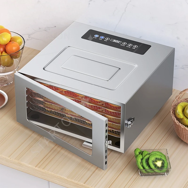 Dried Food Dehydrator Snacks Dehydration Air Dryer Stainless Steel Fruits Vegetable Herb Meat Drying Machine