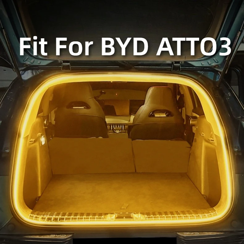 

Fit For BYD ATTO3 Car Trunk Light Rear Compartment Ambient Lamp Interior Modification