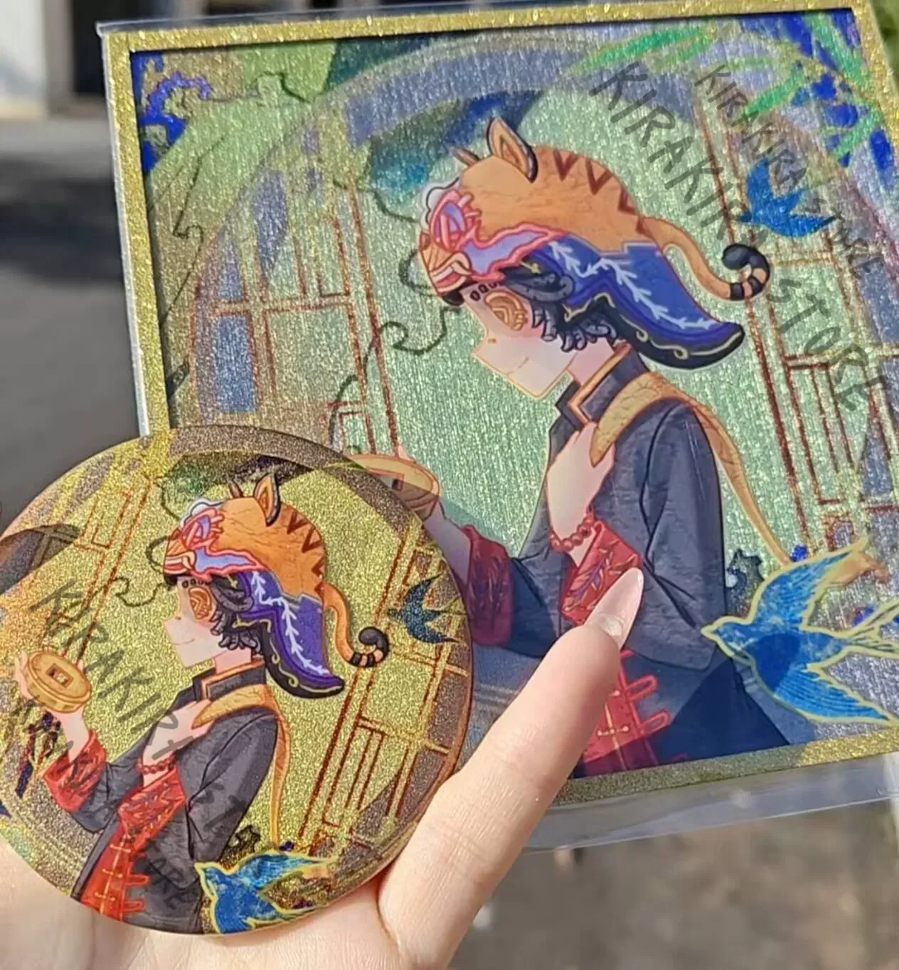 Prospector Norton Tinplate Pins Cosplay Coloured Paper Shikishi Identity Ⅴ Acrylic Figure Props Stand Garage Kits Ornaments