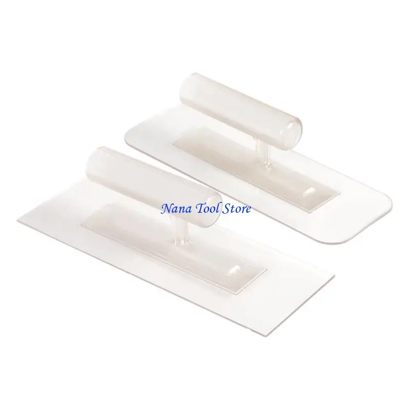 31GJ Painting Plastic Trowel Plastering Trowel Professional Plastering Tools Wall Spatula Hanger Transparent Trowels