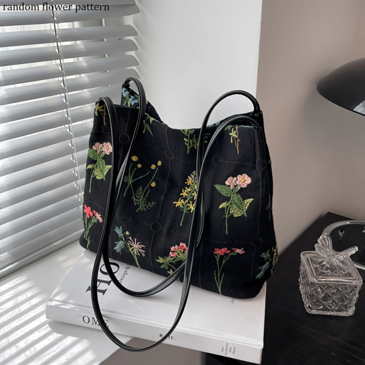 Ethnic Floral Embroidered Sling Bag with Secure Closure and Versatile Straps – Stylish Daily Accessory