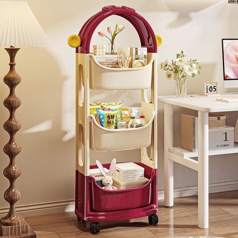 Storage rack Living room floor-to-ceiling multi-layer snack rack Home bedroom bedside table