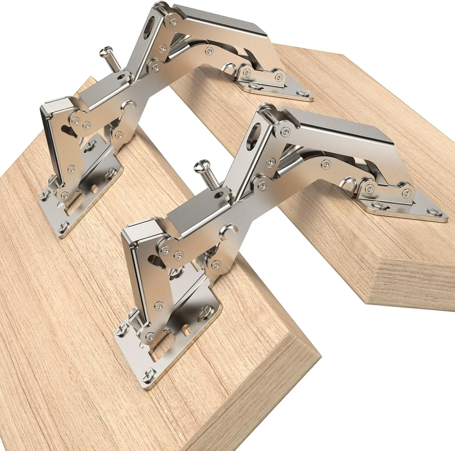 

10 Pack Soft Close Cabinet Hinges, 170 Degree, Slow Motion, Surface Mount, Self Closing for Kitchen Cupboard