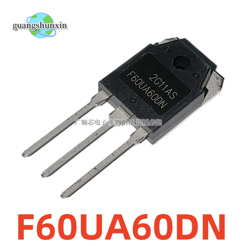 10PCS F60UA60DN FFA60UA60DN 60UA60D TO-3P brand new stock fast recovery rectifier diode with high power 60A600V