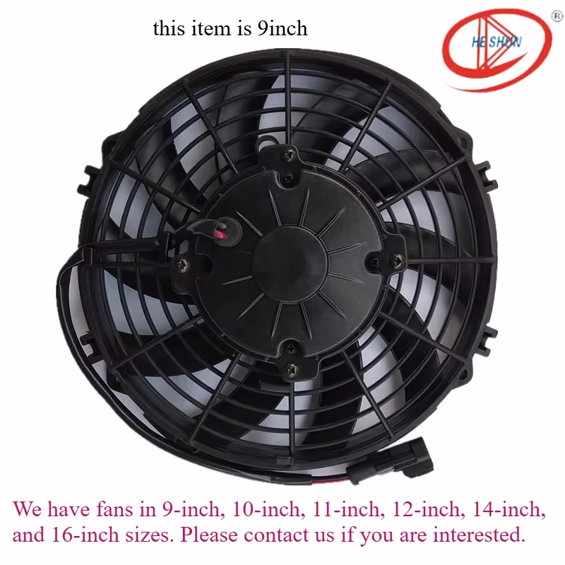 Ventilador de Refrigeración de Repuesto para Radiador SPAL, para Autobús o Camión Refrigerado de 12V/24V, 9 Pulgadas, 160w, 3300rpm, Grado de Impermeabilidad IP68